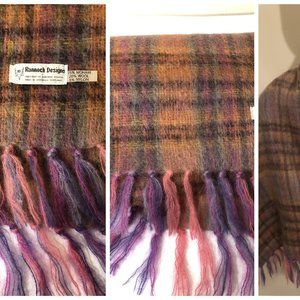 Rannoch Designs  Scotland Plaid Mohair Blend